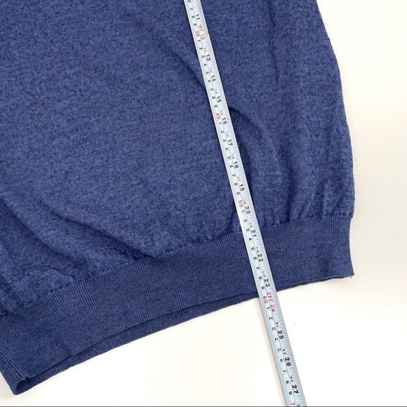 Vintage Valentino Wool Blend Polo Sweater Blue - Picture 8 of 13